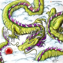 Kelly Eros - Chinese Dragon Art