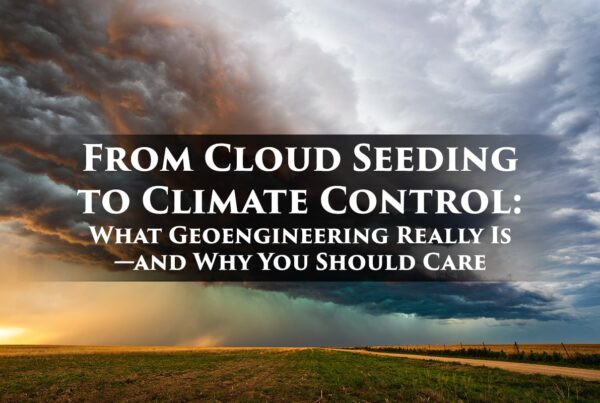 Cloud Seeding, Geoengineering, Weather Control